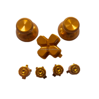 Kits de remplacement de boutons de baguettes en métal coloré pour contrôleur de jeu P5 poignées de pouce bouton croisé A/B/X/Y clés accessoires