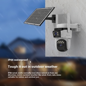 Caméra solaire HD extérieure 4G Vision nocturne à 360 degrés Caméra extérieure sans fil sans électricité à débit étanche - Product Image 5