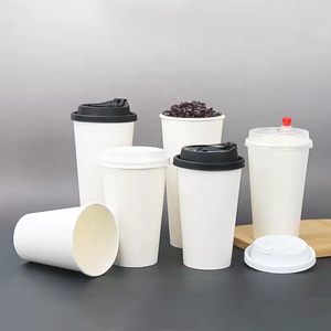 Custom Double PE Coated Paper <b>Cup</b> for Hot Drinks Leak Proof <b>Disposable</b> Beverage Cold Drink 8/12/16oz <b>Disposable</b> Paper Coffee <b>Cup</b> - Product Image 5