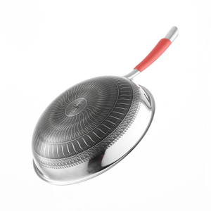 Padella a Tre Strati in Acciaio Inox, Compatibile con Induzione, Lavabile in Lavastoviglie e Utilizzabile in Forno, Manico Anticalore, Adatta a Tutti i Tipi di Cottura - Product Image 5