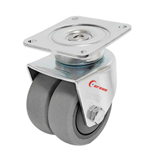 Rodízios de <span class=keywords><strong>2</strong></span> Polegadas de Alta Resistência com Giro de 360 Graus, Material de Aço TPR, Rolamento de Esfera, Operação Silenciosa para Rodízios - Product Image 3