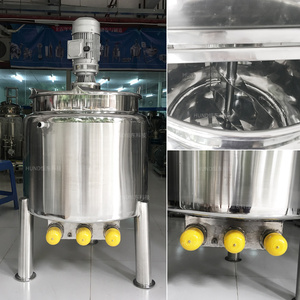 Mezclador de líquidos con calefacción eléctrica Bebida Leche Homogeneizador Champú Gel de <span class=keywords><strong>ducha</strong></span> Tanque de mezcla con agitador - Product Image 5