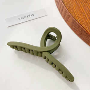 Vente en gros d'épingles à cheveux en plastique mat uni, taille 11 cm, antidérapantes, maintien solide. Style moderne et simple pour un usage quotidien féminin. Cheveux - Product Image 2