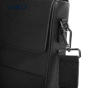 Sac pour homme en cuir véritable pleine fleur YIKU, avec logo personnalisé, grande capacité, sac à main décontracté pour affaires - Product Image 5