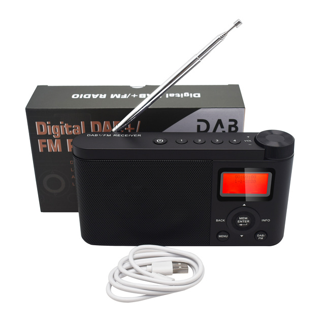 Best Selling Products Alarm Clock DAB+ FM Radio With LCD Display and Speaker for Home Use Digital Radio Portable Radio