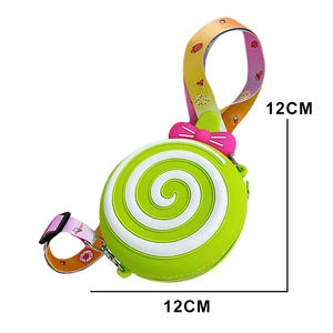Porte-monnaie rond en silicone imperméable en forme de sucette mignon pour filles, enfants, enfants, dessin animé, rangement pour écouteurs - Product Image 4