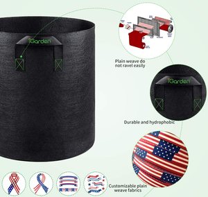 Sacs de culture en tissu, <span class=keywords><strong>feutre</strong></span> géomantique, 1 3 5 7 10 15 20 25 30 50 100 gallons, vente en gros - Product Image 2