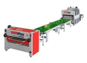 Épandeur de colle double face Vario Press modèle 6213 pour applications de menuiserie, <span class=keywords><strong>table</strong></span> de travail de 2200 mm, 380 V, 1,5 kW, facile à utiliser - Product Image 5