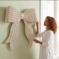 Nouveau 2026 Fantaisie Tengbow Décoration murale en rotin pour enfants Style décoratif pour maternelle Pendentif décoratif
