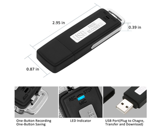 Xu hướng sản phẩm bán buôn biểu tượng tùy chỉnh USB Stick Mini Ghi âm giọng nói kỹ thuật số ghi âm giọng nói - Product Image 6