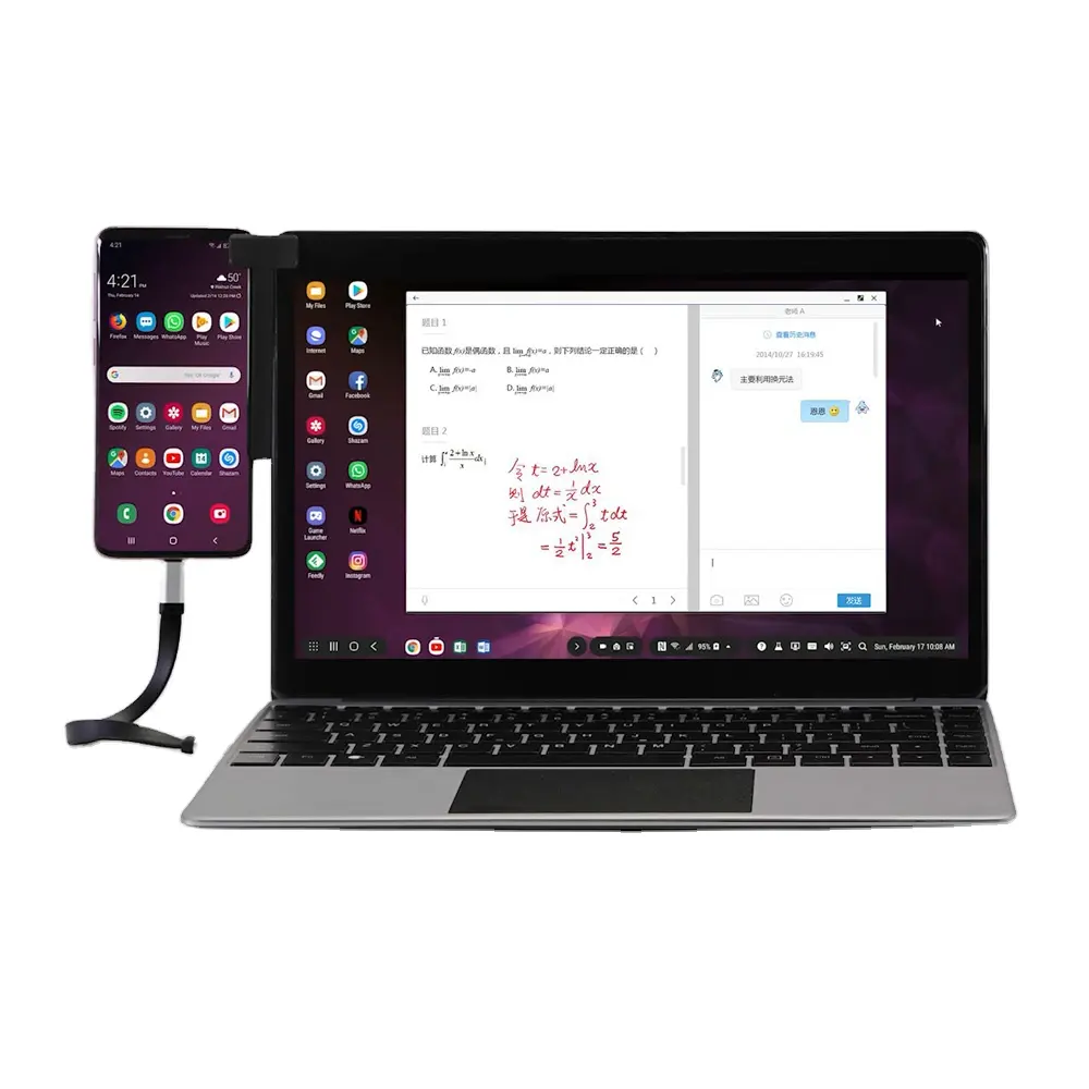 MeeGopad V8 13,3 Zoll Laptop-Stil Dock Touchscreen für Cloud-PC & Handy 5V Gerät Flüssig kristall USB-C monitor