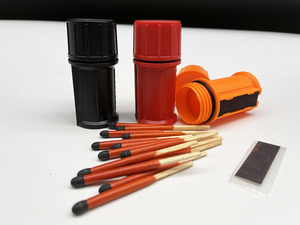 Survival Emergency Waterproof Windproof <strong>Matches</strong> <strong>Kit</strong> With Integrated Striker and 2 Strikers - Product Image 2