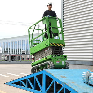 Plataforma Elevadora de Tijera Autopropulsada Hidráulica Pequeña y Portátil de 320 kg de Fábrica China - Product Image 6