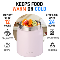 Conteneur alimentaire isotherme sous vide en acier inoxydable, conception OEM, pour cuisine