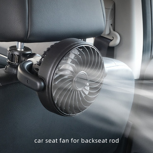2025 New Desgin Portable Hand Fan Rechargeable for Rear Seat USB Car Fan <b>Desk</b> air Cooling <b>Foldable</b> Handheld Car Fans - Product Image 5