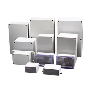 Caja de conexiones de plástico para dispositivos electrónicos, caja de conexiones de plástico para exteriores, resistente al agua Ip65 personalizada