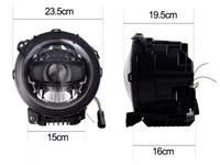 HYNBYZJ Phares LED 9 pouces 24V 10000 Lumens 50W Faisceau Haut/Bas Plug & Play avec DRL pour Wrangler JL Gladiator JT 2018-2024 Nouveaux