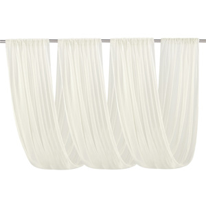 Tenda di garza su misura per matrimonio soffitto mantovane tende per soggiorno decorazione esterna - Product Image 1