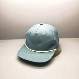 Gorra de Lona Impermeable de 5 Paneles con Cierre a Presión, Personalizable con Logotipos, Diferentes Colores, Lisa, Deportiva, para Viajes al Aire Libre - Product Image 1