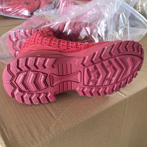 DSF43 5AA Pink High <b>Top</b> <b>Silver</b> Leaf Tactical Boots Camouflage <b>Mesh</b> Breathable Outdoor All Seasons Bulk Wholesale - Product Image 4