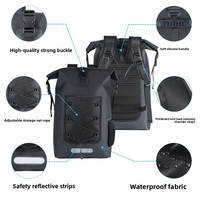 Sac à dos unisexe imperméable en PVC 30L pour activités de plein air, randonnée, alpinisme, natation, rafting, cyclisme, camping