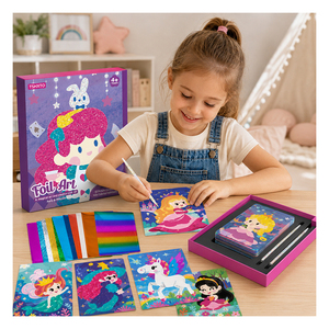Cadeau de Noël : Atelier d'encollage de photos en feuille pour enfants, offrant une activité créative sans désordre, un jeu autonome et un divertissement en classe, avec bâtonnets décoratifs - Product Image 6