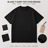 Fabricant de T-shirts vierges en gros 100% coton unisexe, impression de logo sous marque privée, fournisseur en gros OEM ODM pour marques de mode