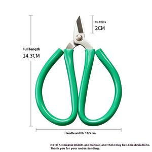 مقص صغير للطلاب بجودة صناعية مع حافة ناعمة وشفرة من الفولاذ المقاوم للصدأ باللون الأخضر من GEESONG للمجوهرات والأسلاك وفن الأظافر - Product Image 6