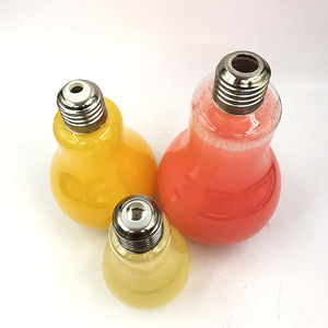 Ly Chai Nhựa Dùng Một Lần Uống Lạnh Bao Bì Juce Ánh Sáng <span class=keywords><strong>Bulb</strong></span> <span class=keywords><strong>Cup</strong></span> Cho Trà - Product Image 6