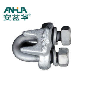 Clips de haubanage galvanisés à chaud câble métallique et pinces de câble électrique boulon <span class=keywords><strong>en</strong></span> <span class=keywords><strong>U</strong></span> matériel de ligne de <span class=keywords><strong>poteau</strong></span> accessoire d'alimentation - Product Image 1