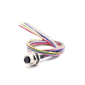 Arnés de cableado automotriz de montaje en panel de 8 pines A-code M12 - Product Image 2