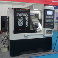 Mesin Bubut CNC TCK40 Slant Bed, Pusat Pembubutan Logam CNC, Kontrol FANUC, Mesin Pembubutan Otomatis