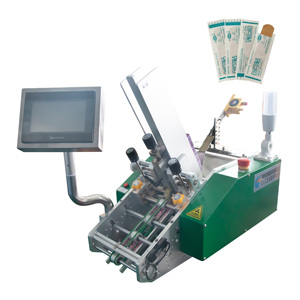 Máquina alimentadora de fricción de conteo de tarjetas de servomotor Chanfer para parche de ungüento - Product Image 4