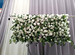 Ghirlanda di fiori artificiali E10 per matrimoni, glicine, ciliegio, decorazione floreale da parete, fiori artificiali pendenti per soffitto e tetto - Product Image 6