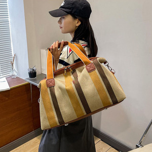 <span class=keywords><strong>Sac</strong></span> <span class=keywords><strong>de</strong></span> voyage en toile vintage personnalisé, grande capacité, pliable, pour les voyages, la remise en forme et le <span class=keywords><strong>sport</strong></span> - Product Image 6