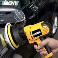 Polisseuse électrique multifonction 700W, vitesse réglable avec tampon de 125 mm, 1,5 kg pour le cirage de voiture, le glaçage et le polissage des carreaux
