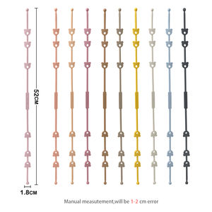 TOGNTU Anti-goccia in Silicone massaggiagengive catena di sicurezza per uso alimentare ciuccio porta prodotti regalo per neonati forniture per bambini - Product Image 3