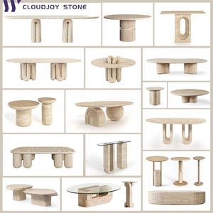 ชุดโต๊ะรับประทานอาหารหินอ่อนทรงกลมสีเบจหรูหราทันสมัย6<span class=keywords><strong>เก้าอี้</strong></span>สำหรับโต๊ะอาหารหินอ่อน<span class=keywords><strong>หินอ่อน</strong></span><span class=keywords><strong>หินอ่อน</strong></span>ยืดขยายได้ - Product Image 4