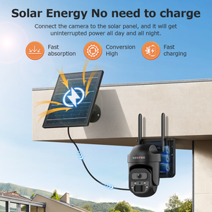 กล้องวงจรปิด SECTEC <span class=keywords><strong>Mini</strong></span> 3MP WiFi กลางแจ้ง พลังงานแสงอาทิตย์ PTZ กล้องวงจรปิดบ้าน 360 องศา PTZ CCTV <span class=keywords><strong>IP</strong></span> กล้องรักษาความปลอดภัยพลังงานแสงอาทิตย์ กล้องวงจรปิดรักษาความปลอดภัย 3K <span class=keywords><strong>Mini</strong></span> Wifi พลังงานแสงอาทิตย์ - Product Image 3