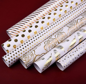 Rollo de Papel Kraft para Envolver Regalos de Cumpleaños Personalizado al por Mayor con Estampado en Caliente - Empaque de Regalo Reciclable Premium - Product Image 2