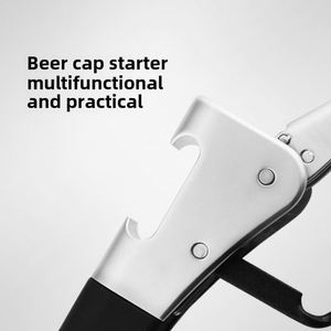 Abridor de Botellas Multifuncional Creativo de Acero Inoxidable para Vino y Cerveza, con Empaque en Caja de Vino Tinto y Logotipo para Uso en Bares - Product Image 3