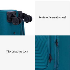 Juego de Maletas de Viaje de 3 Piezas, 20, 24 y 28 Pulgadas, Personalizadas, Resistentes a Caídas, de Poliéster, con Ruedas - Product Image 3