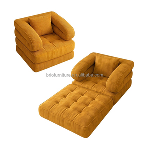 Sofá Cama Tatami Individual Moderno de Lujo, Sofá de <span class=keywords><strong>Piso</strong></span> Compresible para Sala de Estar, Balcón, Interior del Hogar, Venta Directa de Fábrica - Product Image 6
