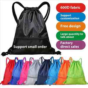 Promotional 420D Nylon Waterproof <b>Drawstring</b> <b>Backpack</b> Polyester Sports Storage <b>Drawstring</b> Bag - Product Image 2