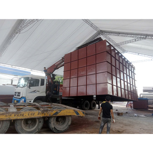 หม้อไอน้ำแบบท่อน้ำขนาด 8 ตัน ใช้เชื้อเพลิงชีวมวล ควบคุมอัตโนมัติด้วย PLC สำหรับโรงสกัดน้ำมันปาล์ม - Product Image 2
