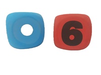 Jeu de dés géants en mousse EVA personnalisée pour l'extérieur - Blocs colorés pour enfants de 3 ans et plus - Jeu éducatif