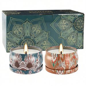 Tin <b>Candle</b> Containers With Lid for Scented Soy Wax <b>Bulk</b> Packaging Wedding Guest Favor Travel Gift Retail Display - Product Image 1