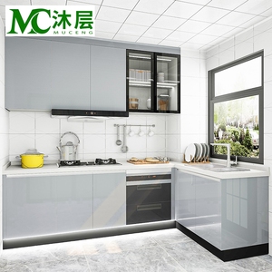Ensemble complet d'armoires de <span class=keywords><strong>cuisine</strong></span>, <span class=keywords><strong>meuble</strong></span> de rangement au design moderne et luxueux avec îlot de <span class=keywords><strong>cuisine</strong></span>, garde-manger pour l'amélioration de l'habitat - Product Image 2
