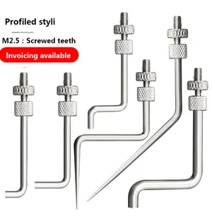 Indikator Dial Styli M2.5, Styli Bentuk Universal Styli Tipe L Melengkung Keras