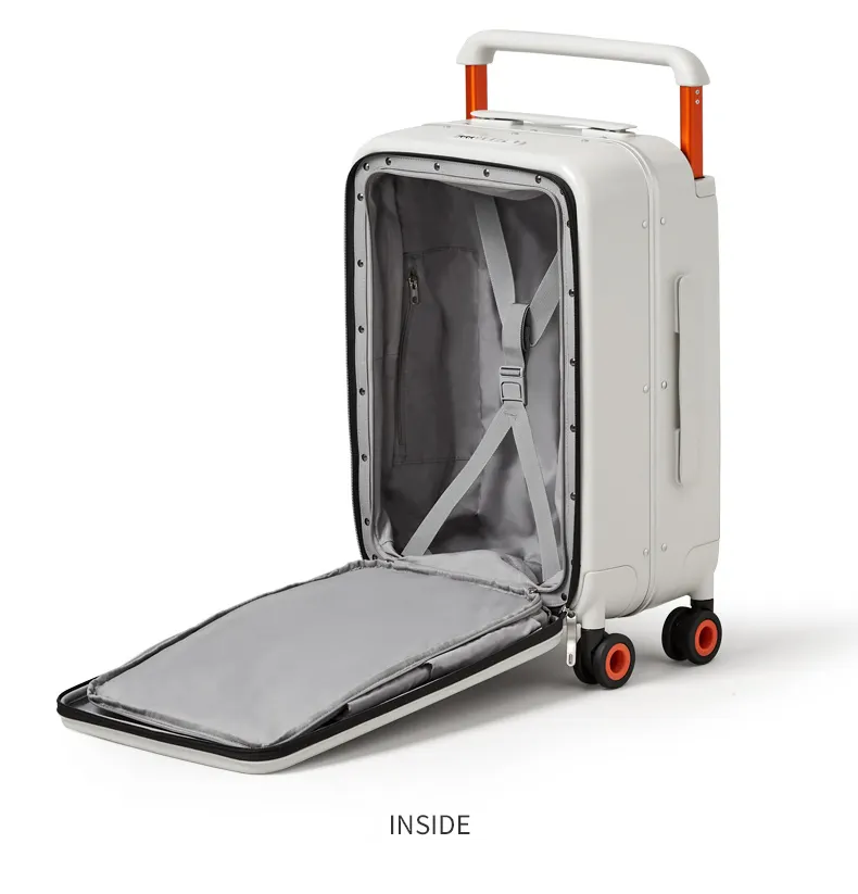 2022 New Design Wide Handle Suitcase Men Carry-On Luggage Women Travel Trolley Case